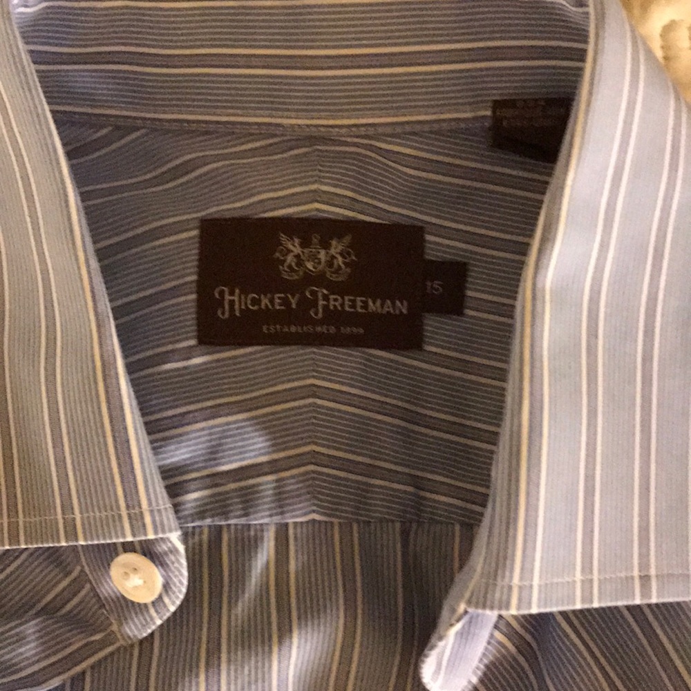 Hickey Freeman Men’s Dress shirt 15 neck